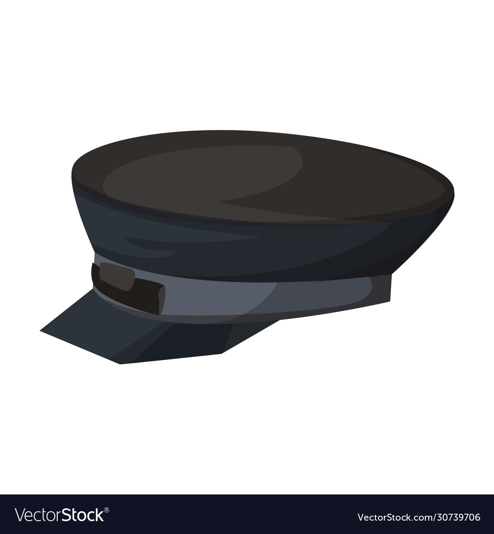 Military cap iconcartoon icon Royalty Free Vector Image