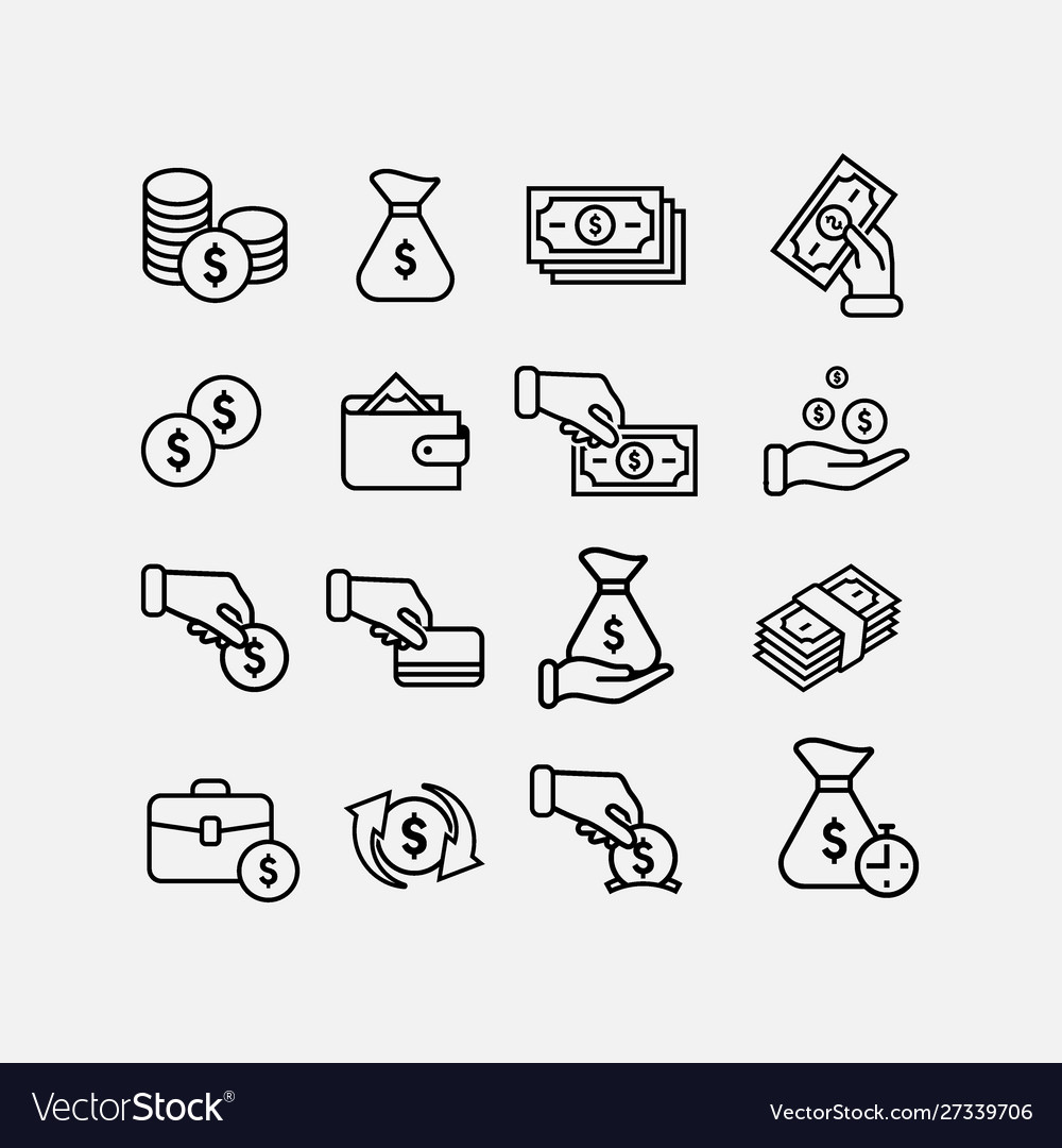 Money Icon Set - Finance & Payments