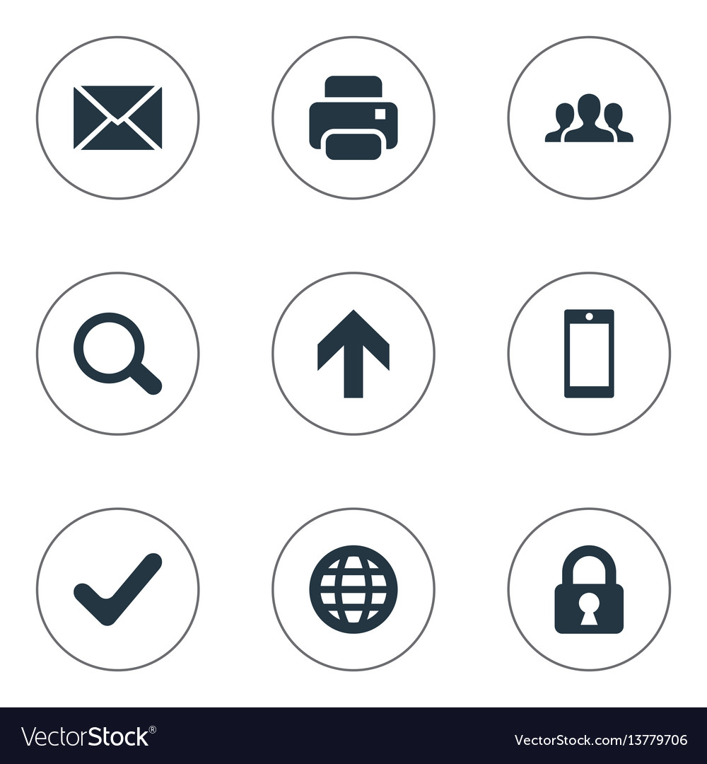 Set of simple practice icons