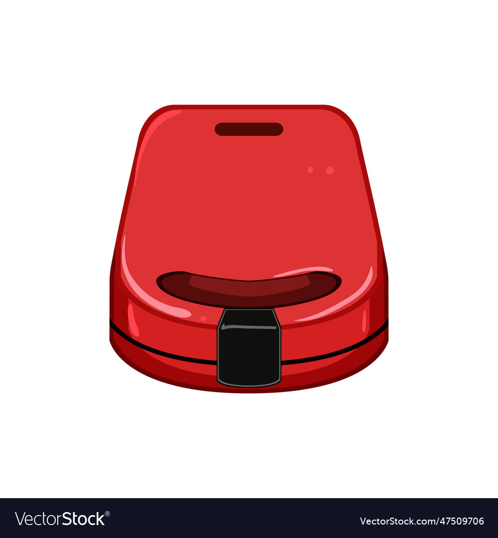 Sweet waffle iron cartoon Royalty Free Vector Image