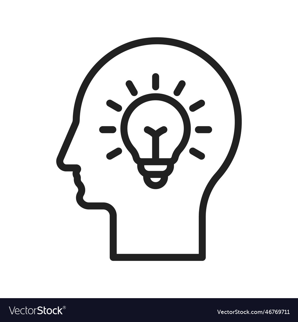 Brainstorming icon image suitable