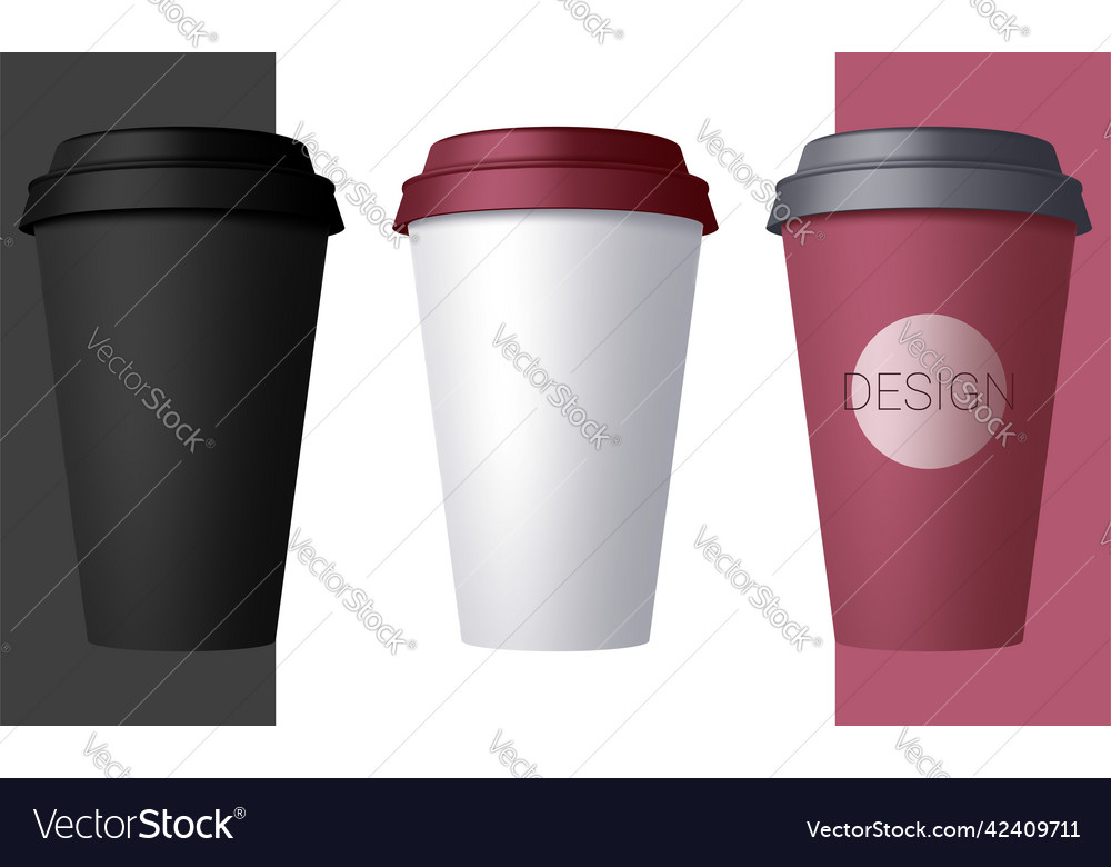 Coffee cup in mesh gradient style