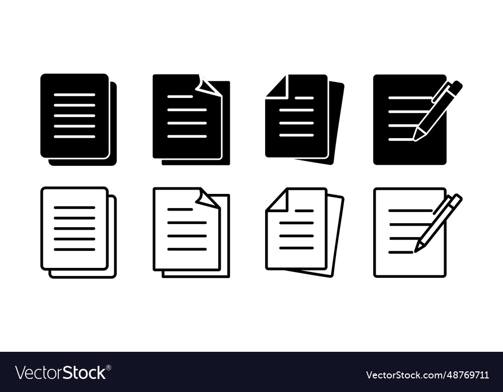 Document icon paper file