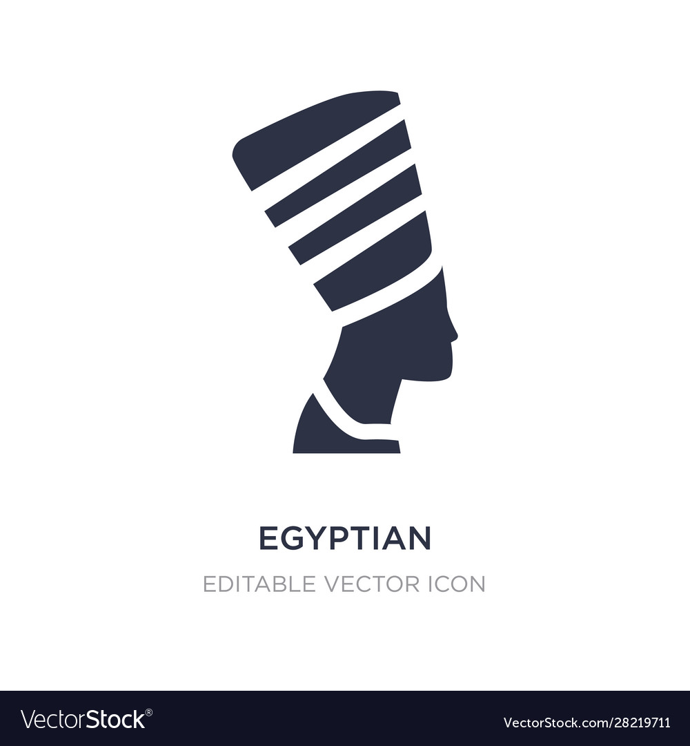 Egyptian icon on white background simple element