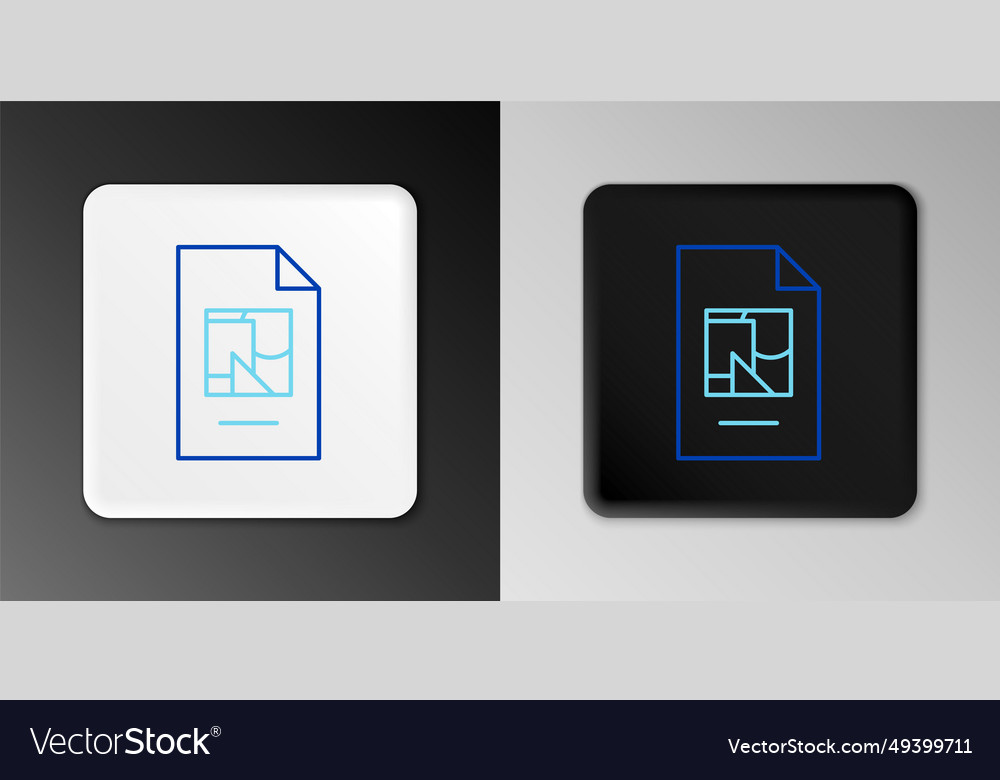 Line file document with icon isolated on grey vector image Line file document with icon isolated on grey
