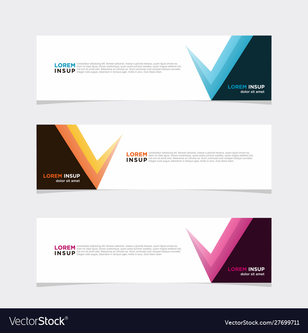Modern banner web background abstract design