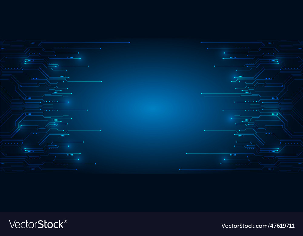 Technology background with hi-tech digital data vector image Technology background with hi-tech digital data