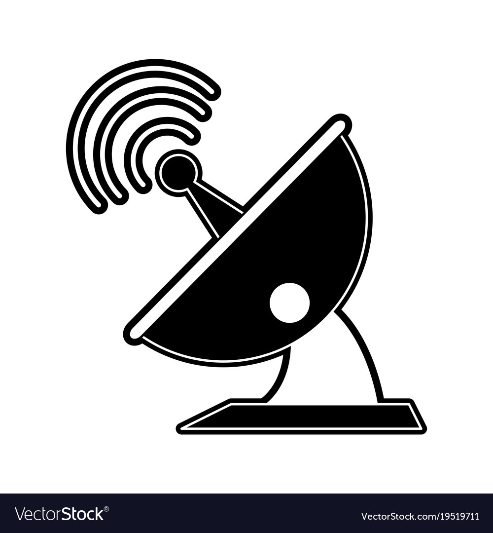 antenna symbol Royalty Free Vector Image