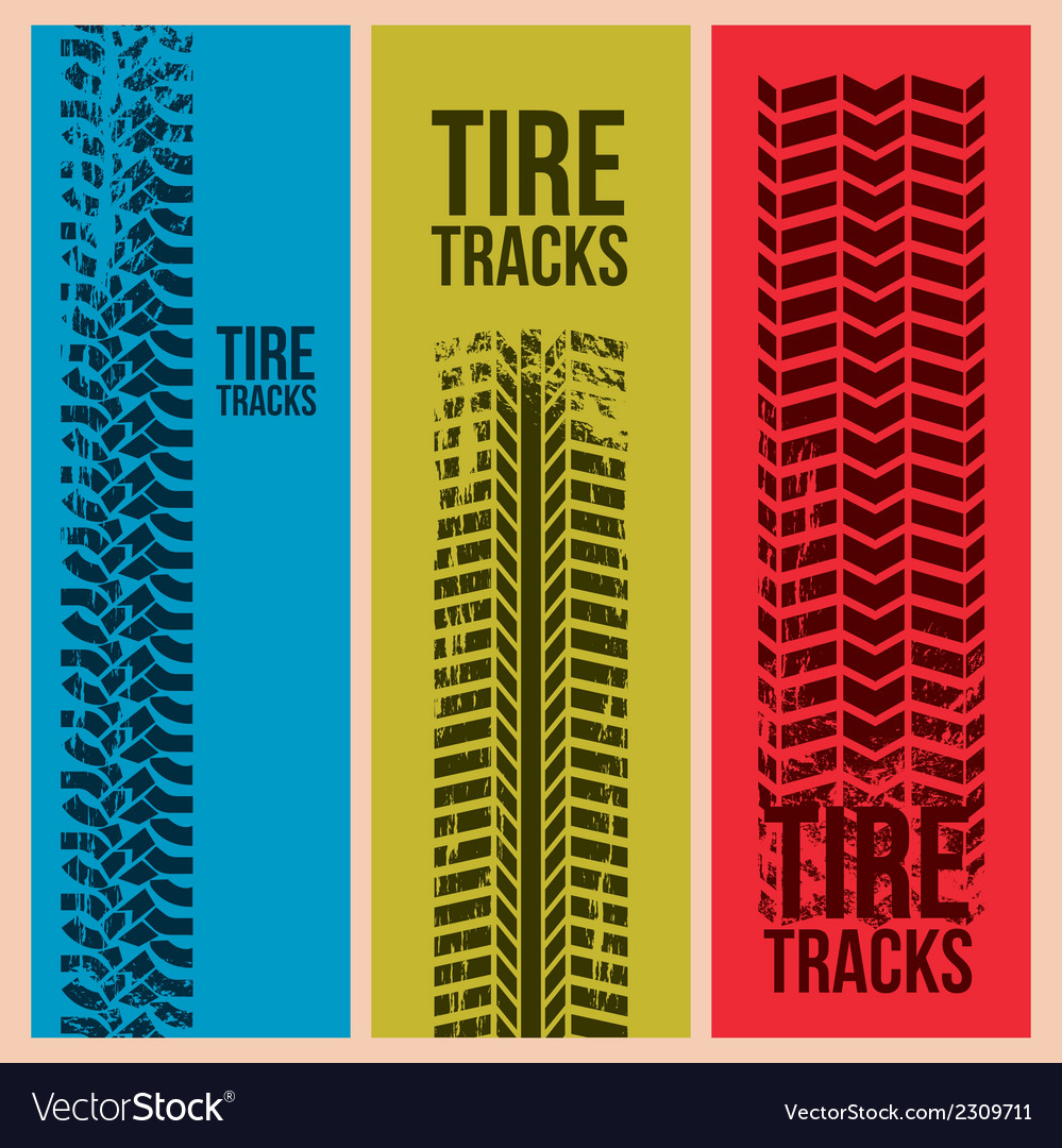 Tire marks on white background