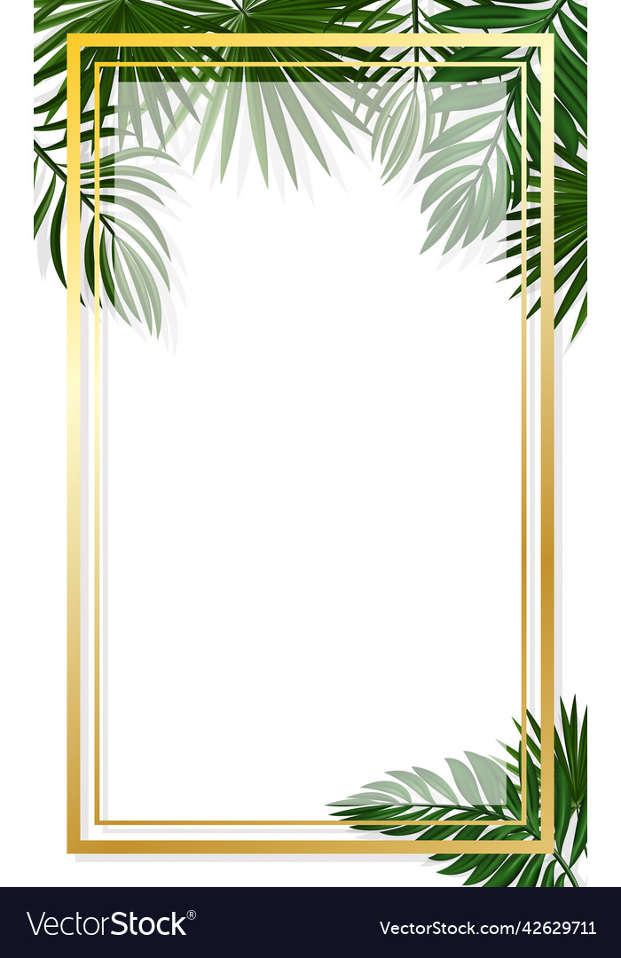 Vertical golden frames on the background