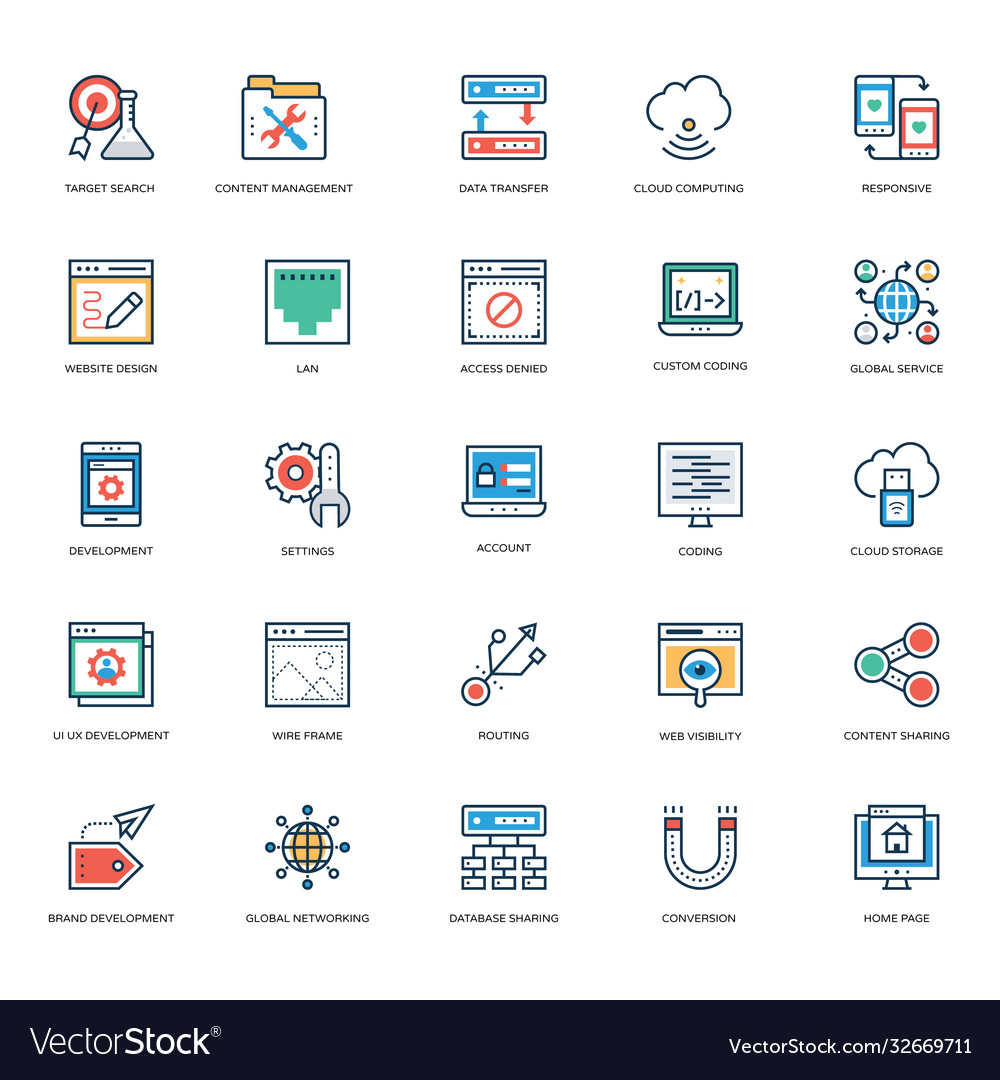 Web design and development icons 6