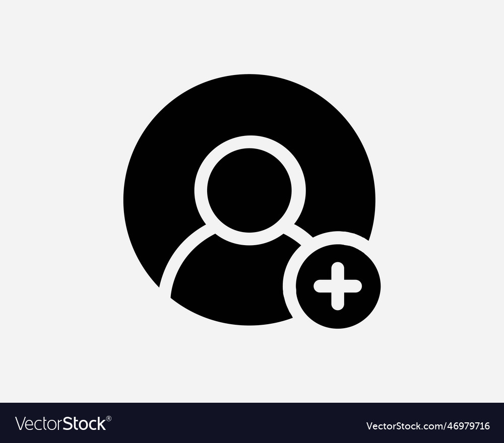 Add user reverse line icon vector image Add user reverse line icon