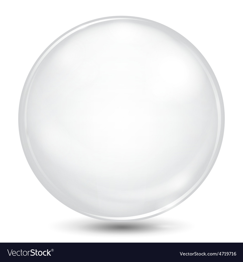 Big white opaque sphere