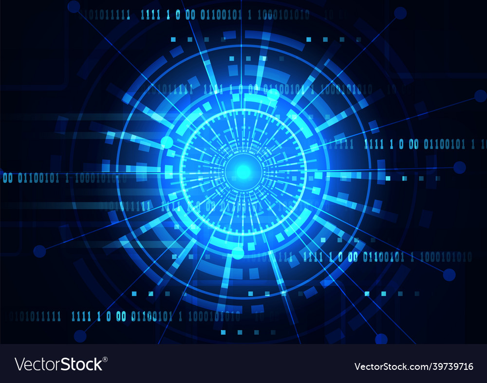 Circuit technology background with hi-tech digital vector image Circuit technology background with hi-tech digital