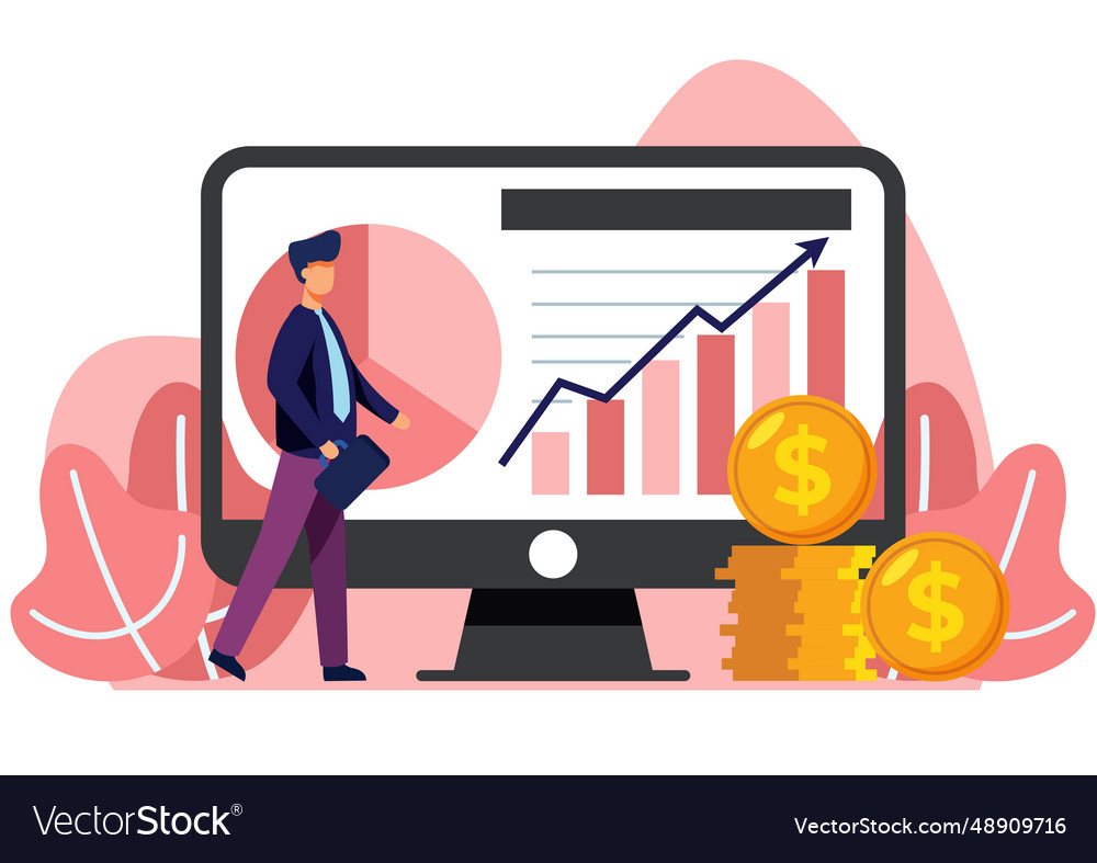 Image of successful stock trader