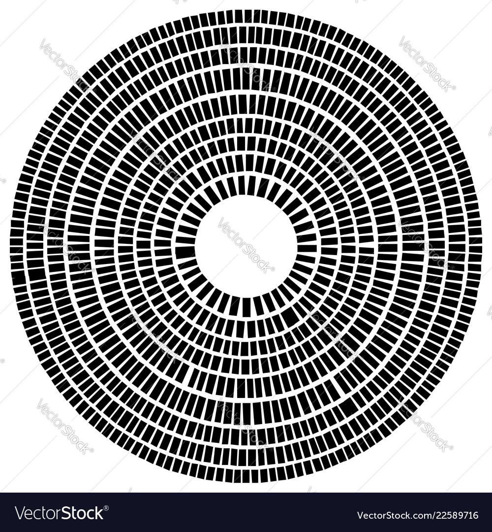 Irregular Rectangular Circle