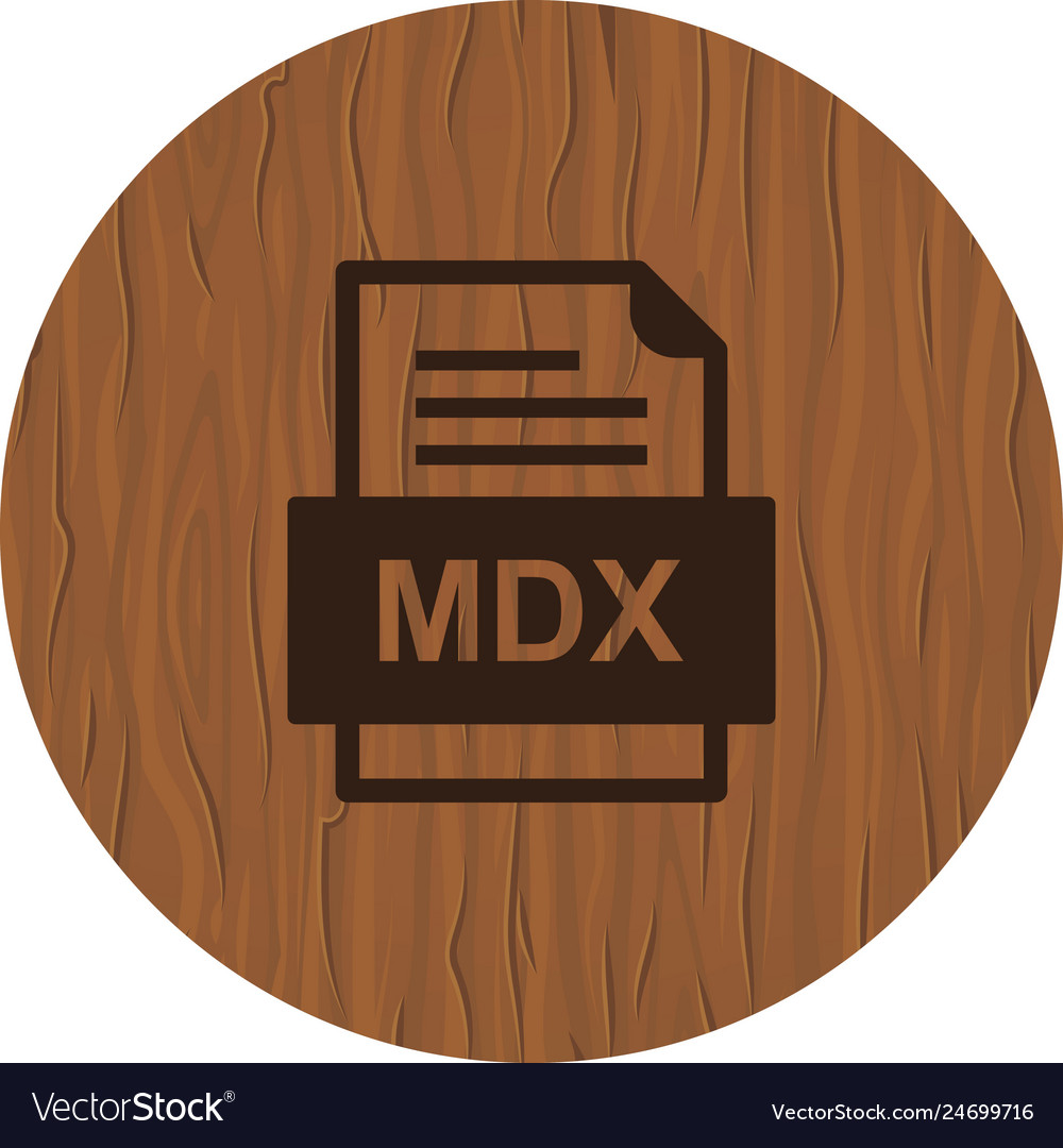 Mdx file document icon