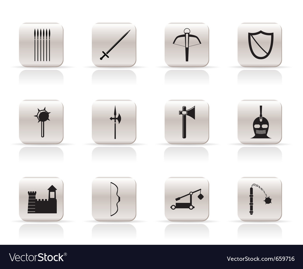 Medieval Arms & Objects Icons