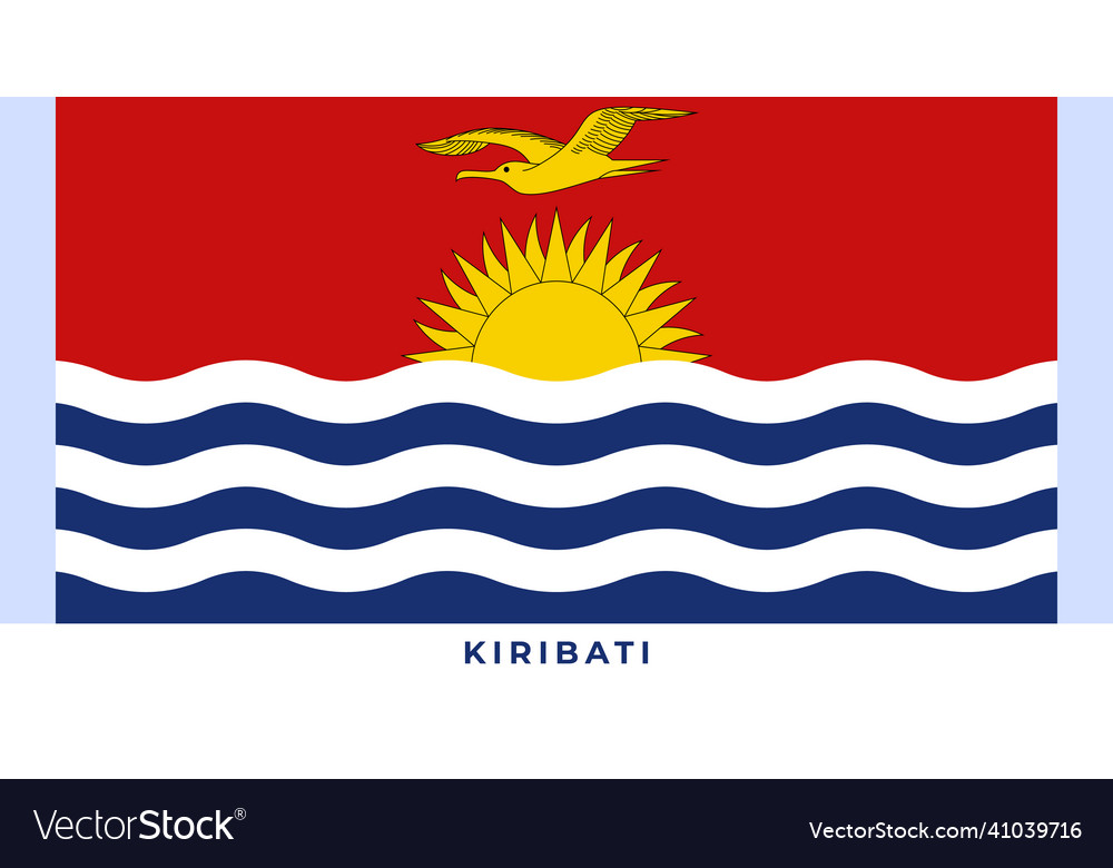 National flag of kiribati