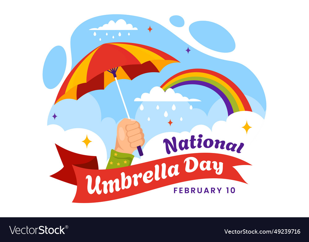 National umbrella day on 10 february