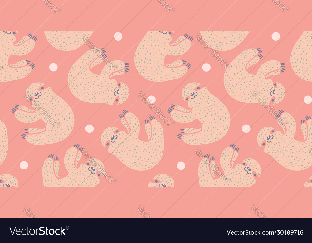 Pattern with sloth