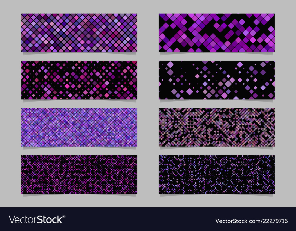 Purple modern diagonal rounded square pattern