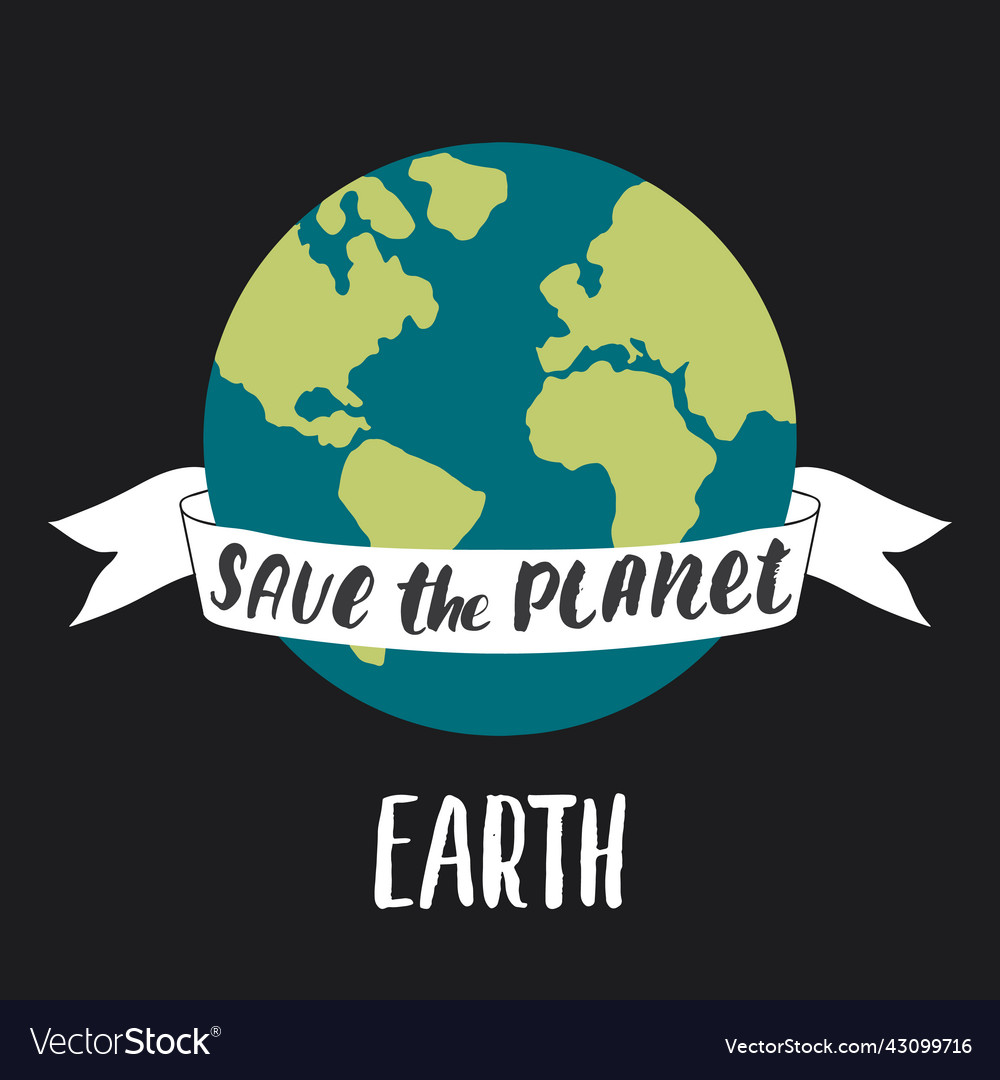 Save the planet card design environment