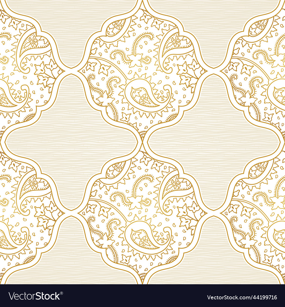 Seamless pattern in eastern style vector image Seamless pattern in eastern style