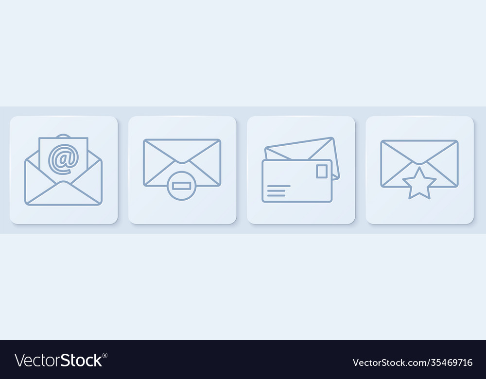 Set line mail and e-mail envelope delete