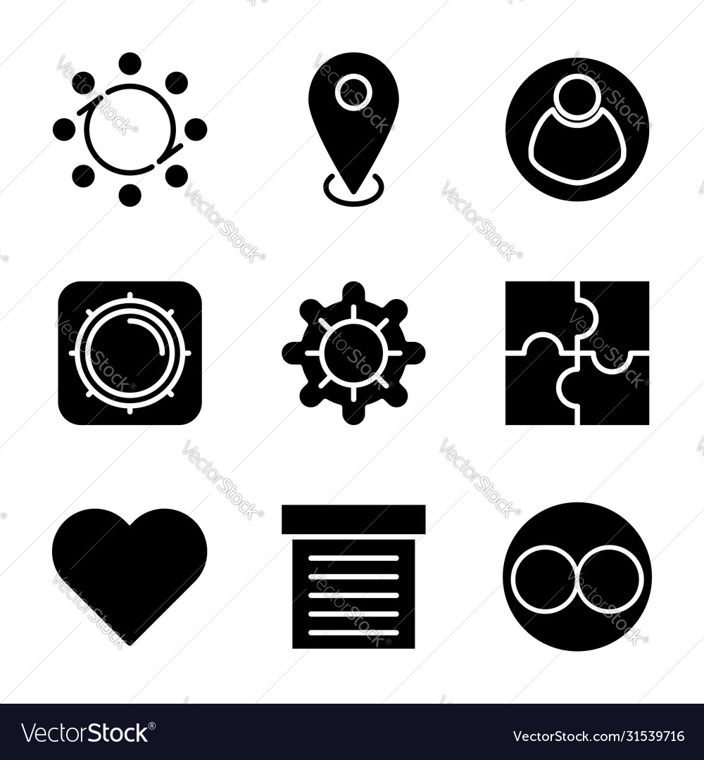 User interface outline icon set include mobile