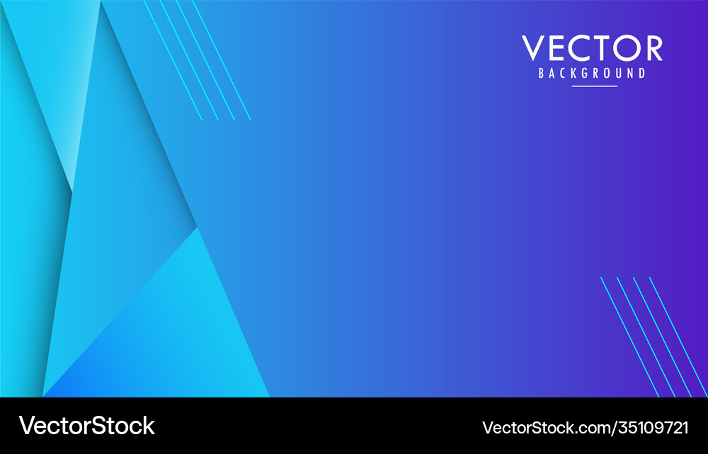 Abstract geometric gradient background premium Vector Image