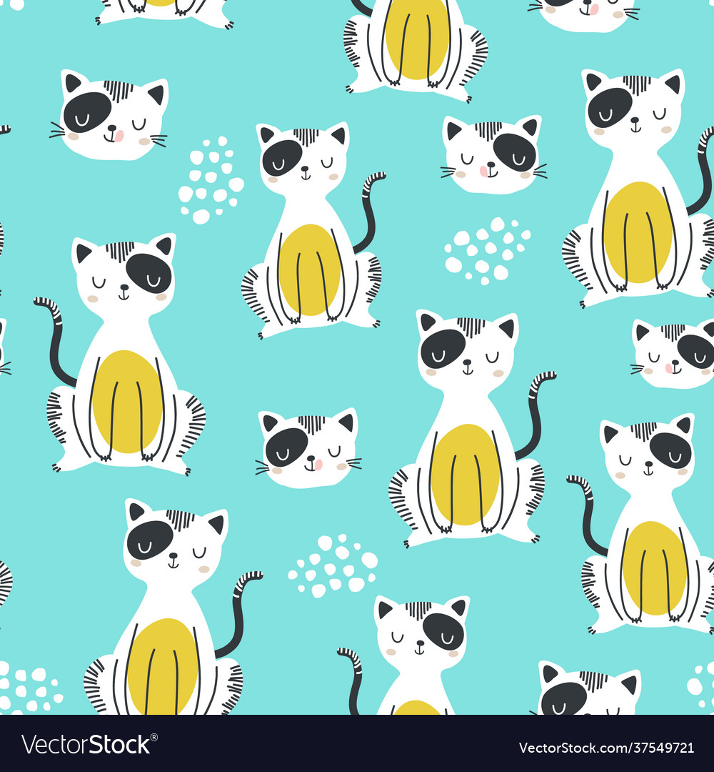 Charming Cat Pattern
