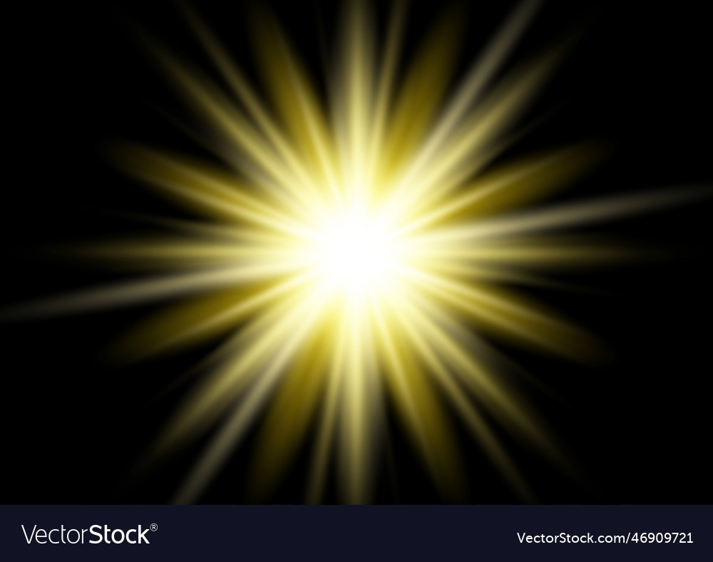 Gold starburst background Royalty Free Vector Image