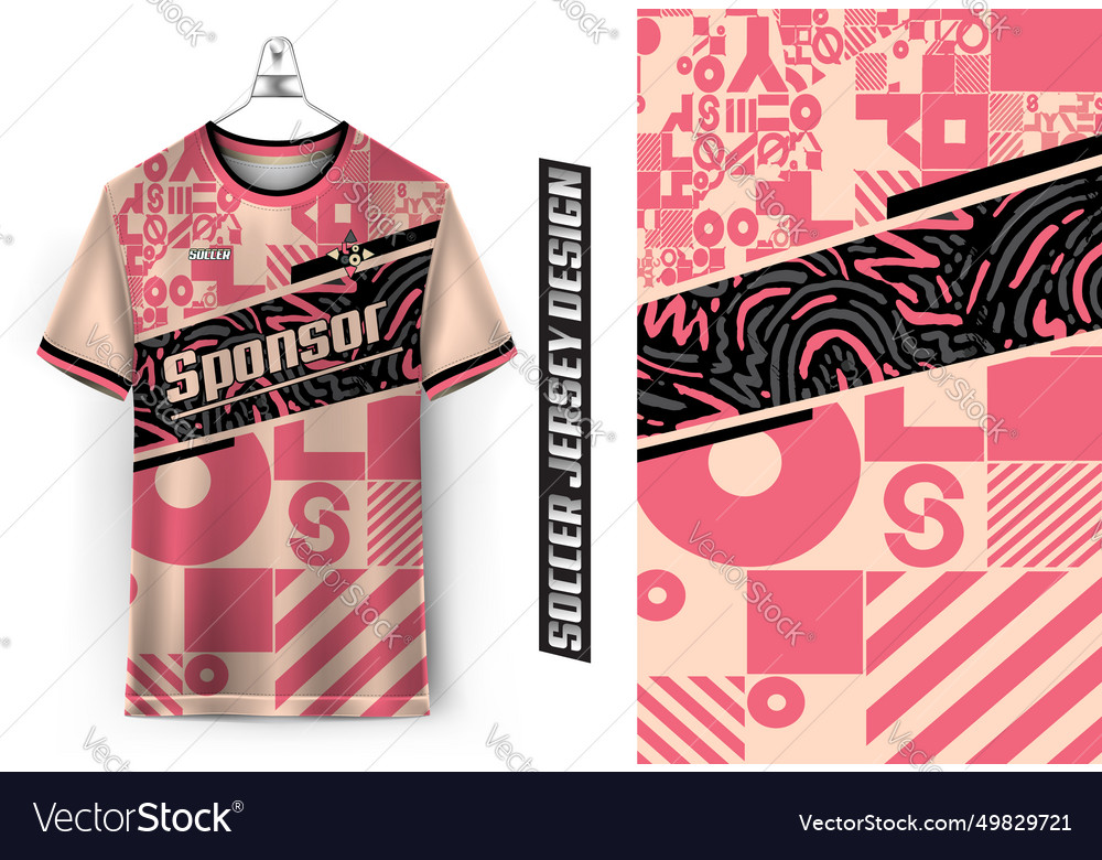 New jersey design for sublimition Royalty Free Vector Image