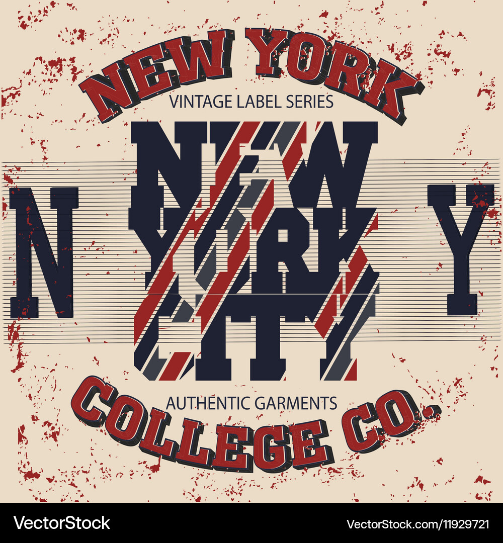 New york Royalty Free Vector Image - VectorStock