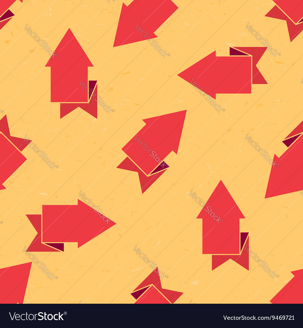 Seamless pattern with grungy arrows