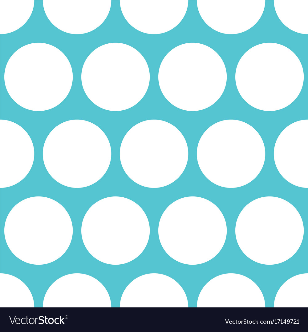 Tile pattern with white polka dots on mint green