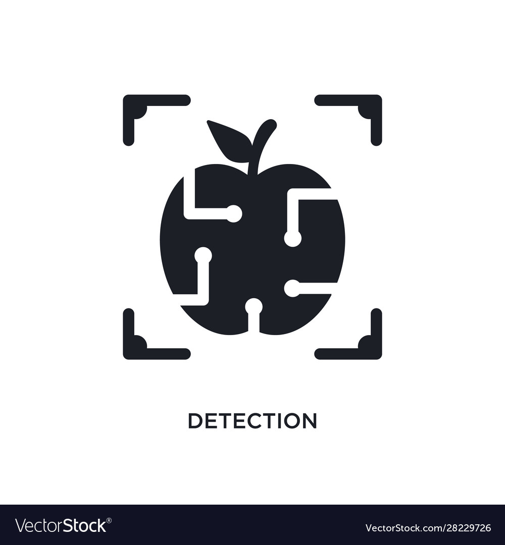 Detection isolated icon simple element from