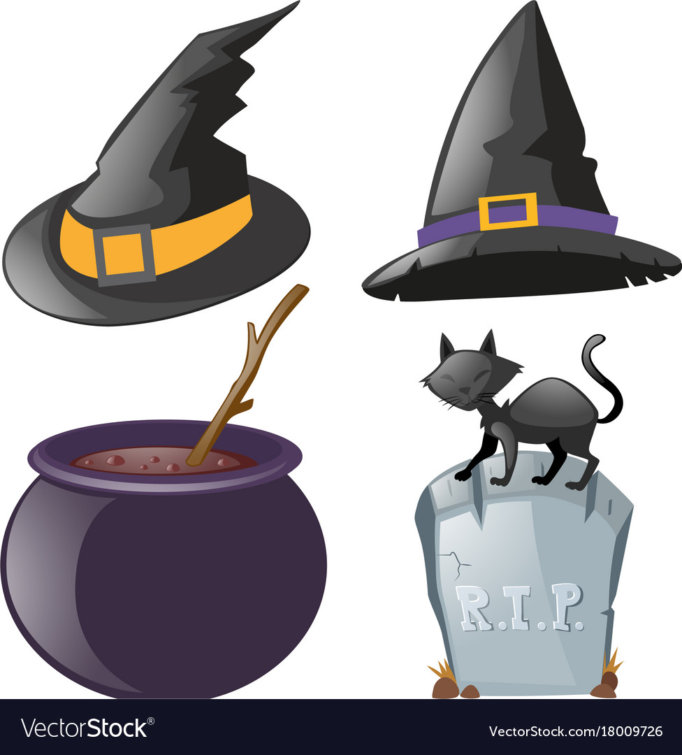 Halloween with hats and pot