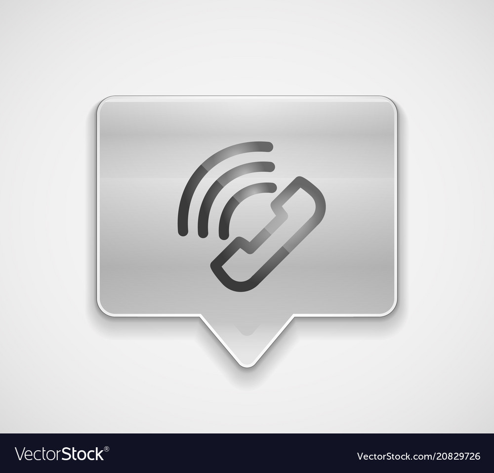 Phone support web button Vector Image Phone support web button