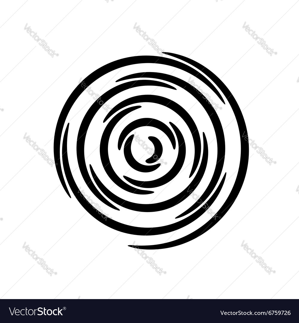 Set of spirals design element