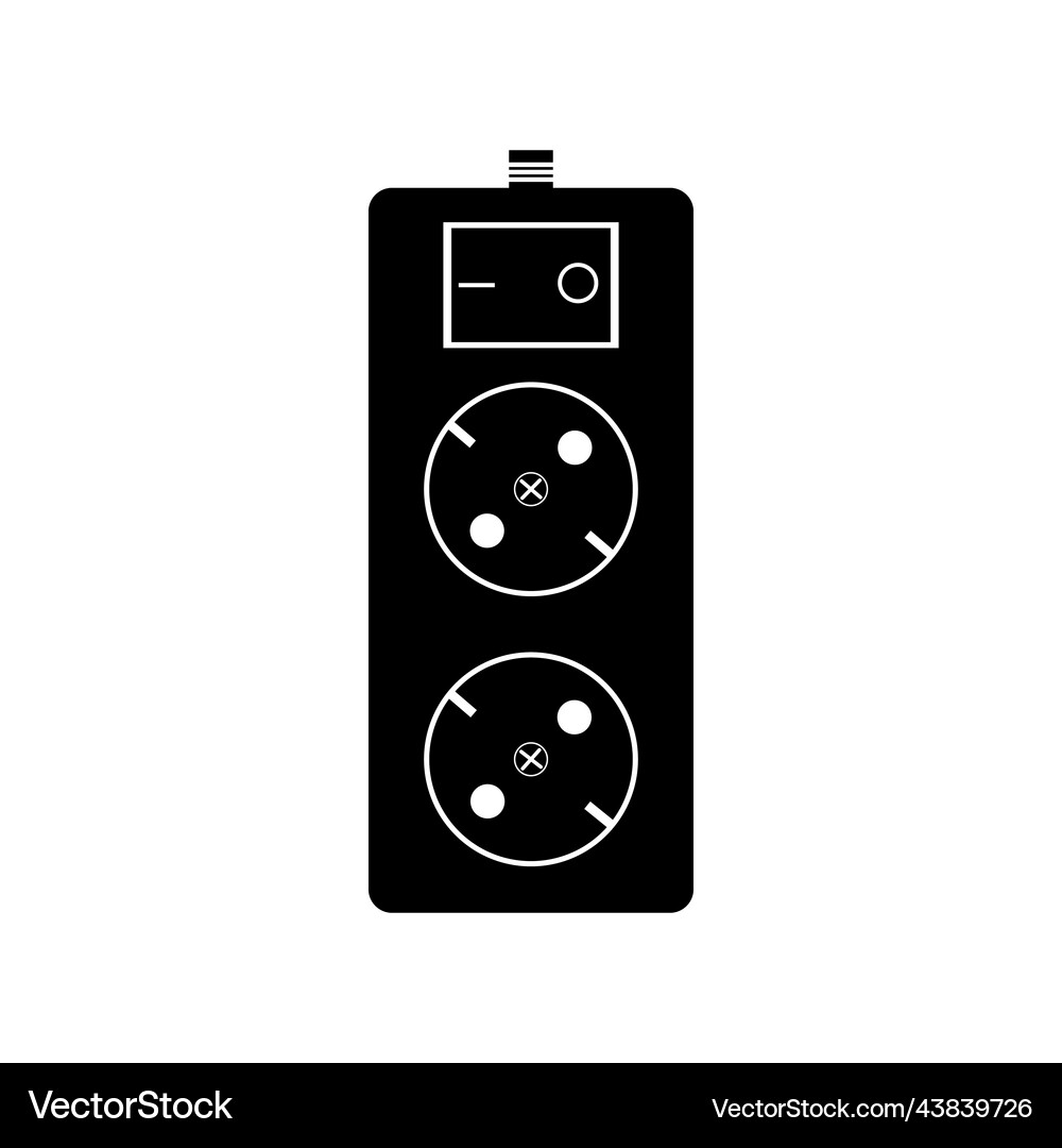 Socket icon free Royalty Free Vector Image - VectorStock
