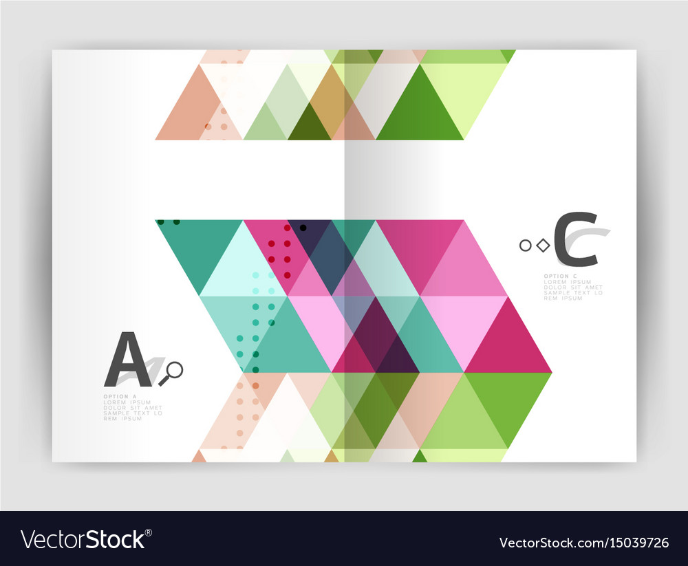 Triangle print template