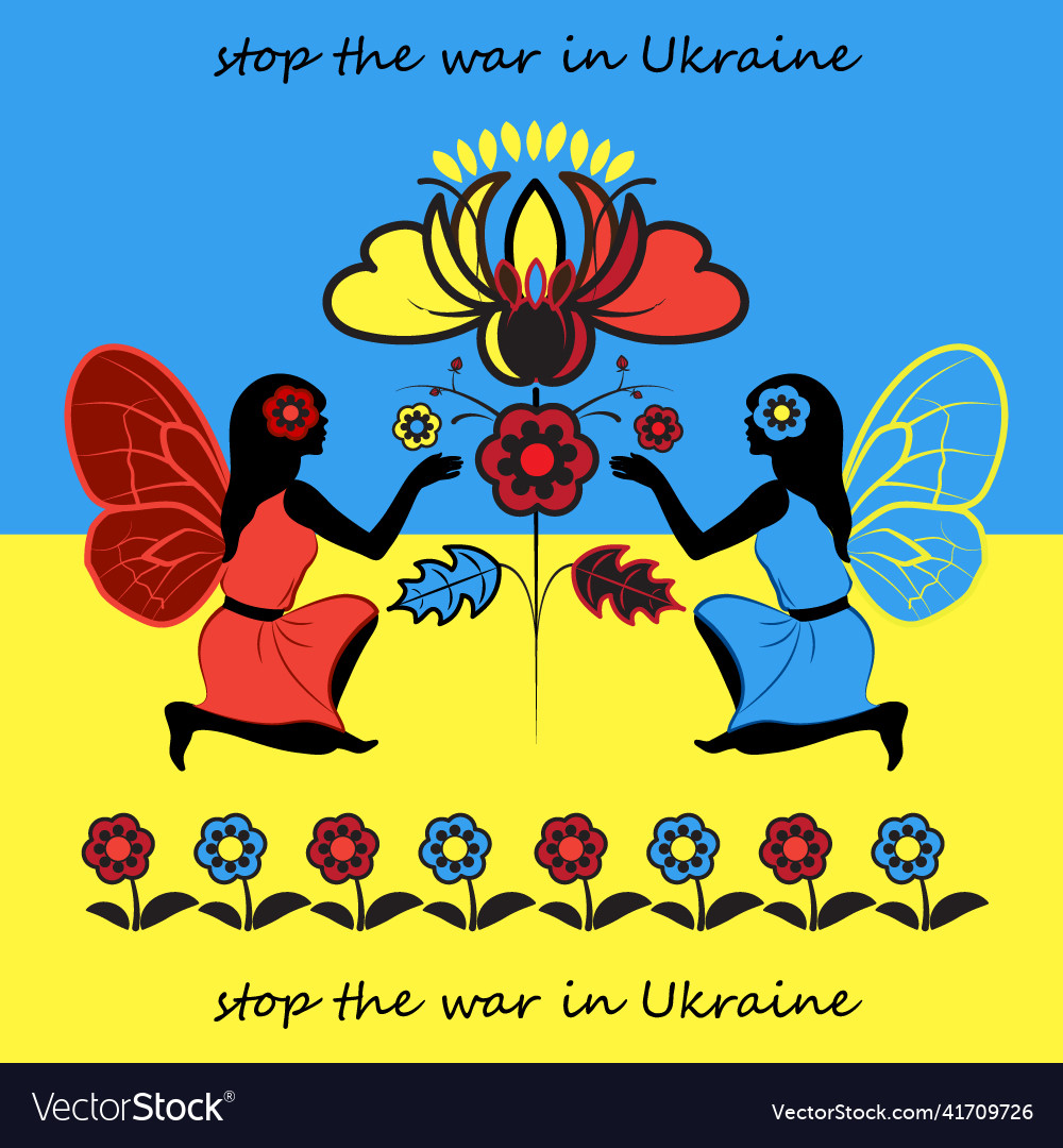 Two ukrainian women ask for peace in ukraine