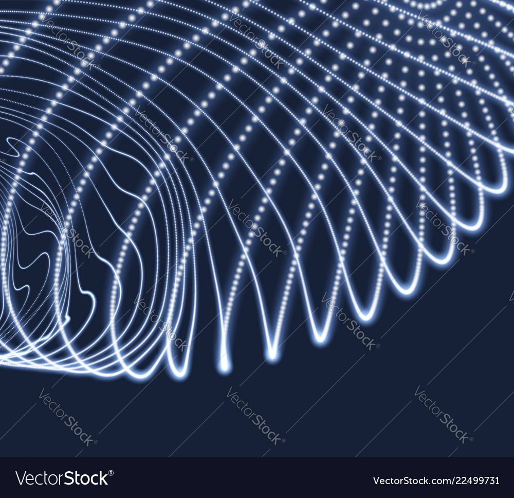Abstract science technology background 3d grid