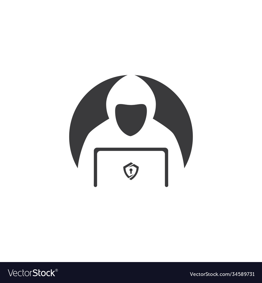 Anonymous hacker character vector image Anonymous hacker character