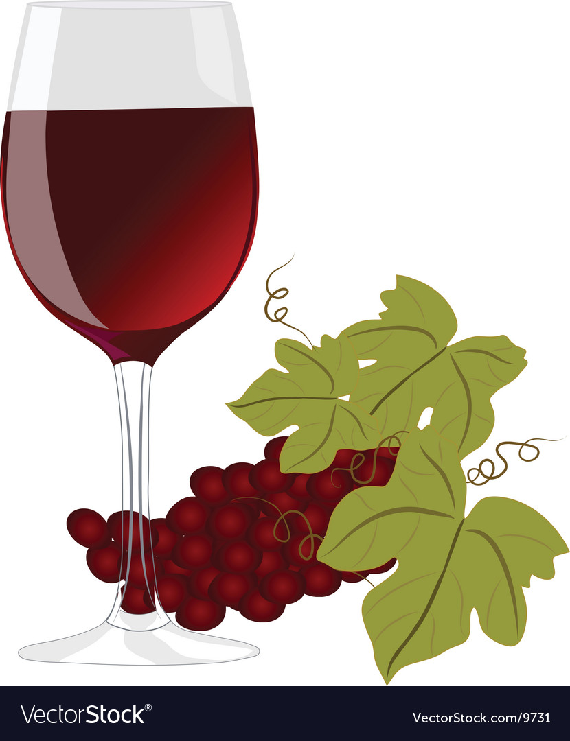 Red wine Royalty Free Vector Image - VectorStock