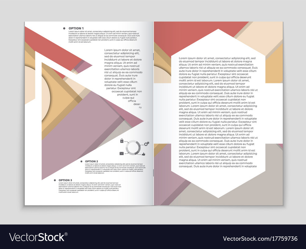 Abstract layout background set for art
