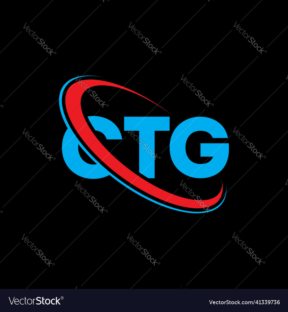 Ctg logo letter design Royalty Free Vector Image