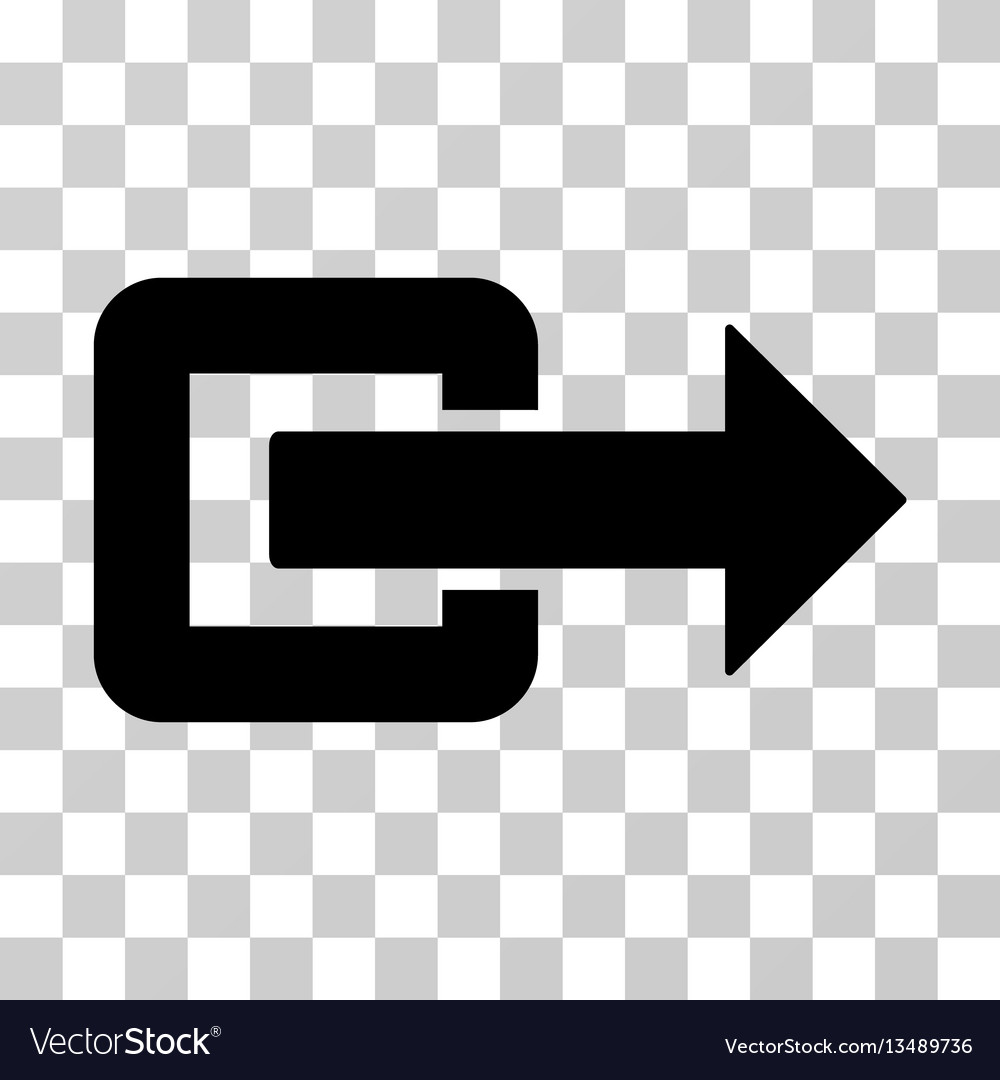 Exit direction icon